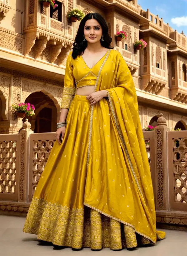 Chinon_Silk_Sequins_Embroidered_Lehenga_Choli_With_Dupatta_Set