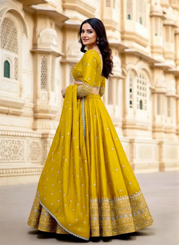 Chinon_Silk_Sequins_Embroidered_Lehenga_Choli_With_Dupatta_Set