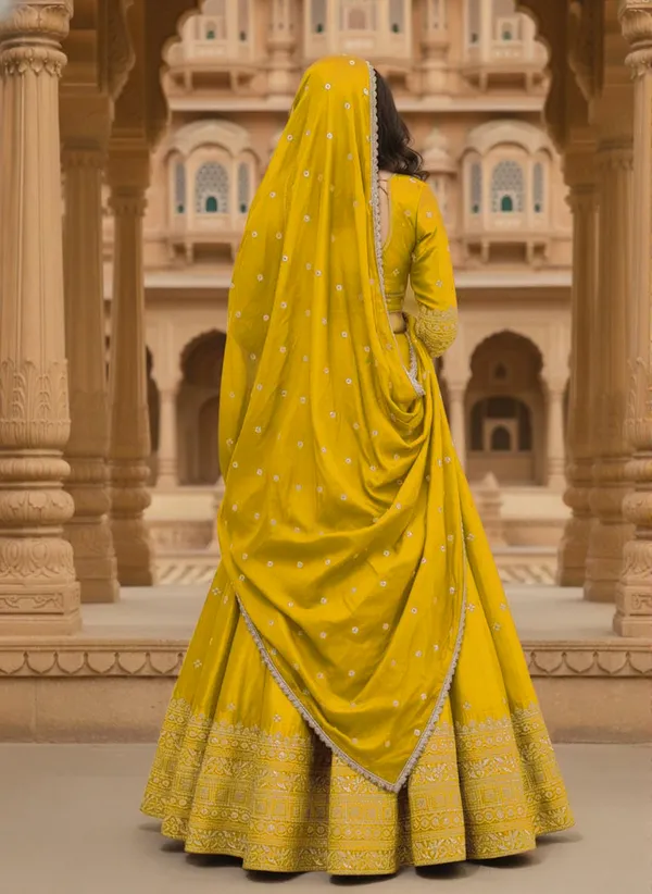 Chinon_Silk_Sequins_Embroidered_Lehenga_Choli_With_Dupatta_Set