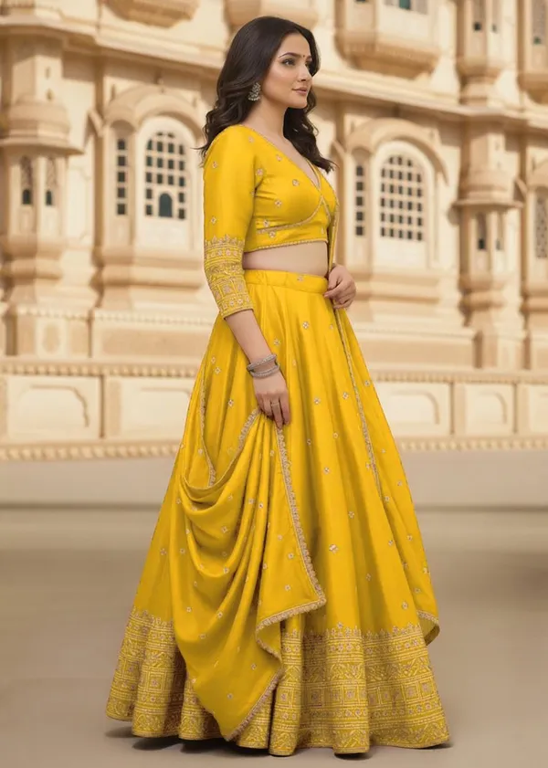 Chinon_Silk_Sequins_Embroidered_Lehenga_Choli_With_Dupatta_Set