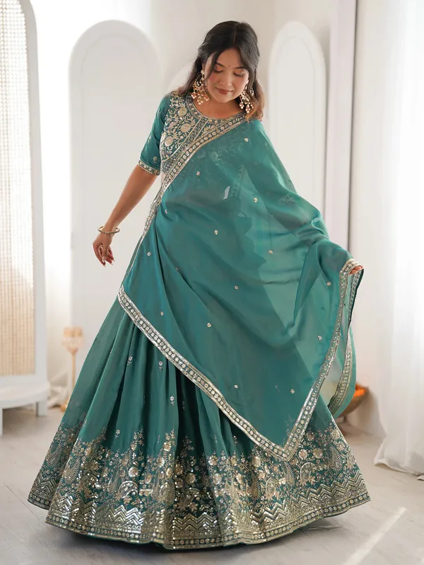 Chinon_Silk_Sequins_Embroidered_Lehenga_Choli_Set