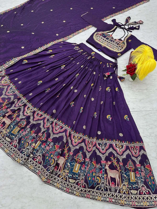 Chinon_Silk_Traditional_Motif_Embroidered_Lehenga_Choli_Set