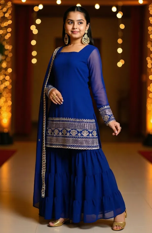 Pure_Georgette_Sequins_Embroidered_Kurta_Sharara_Set