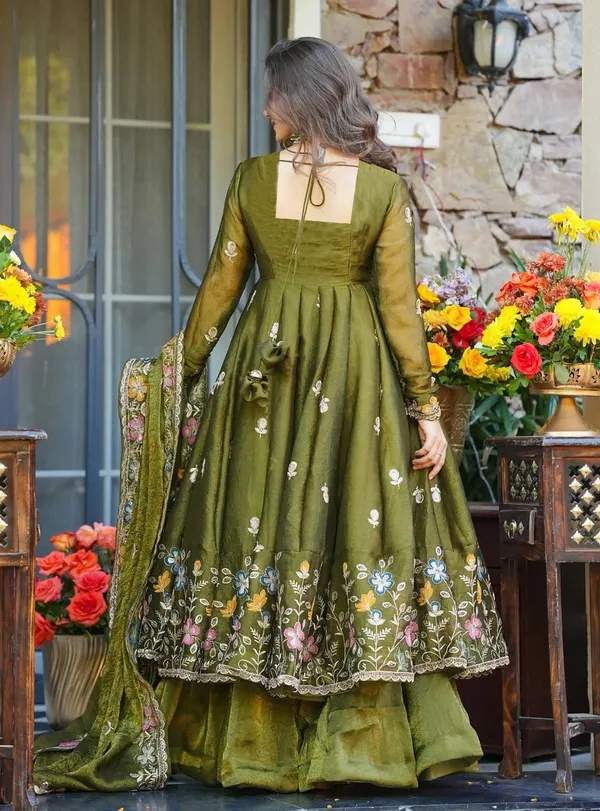 Crunchy_Silk_Floral_Motif_Embroidered_Anarkali_Kurta_Palazzo_Set