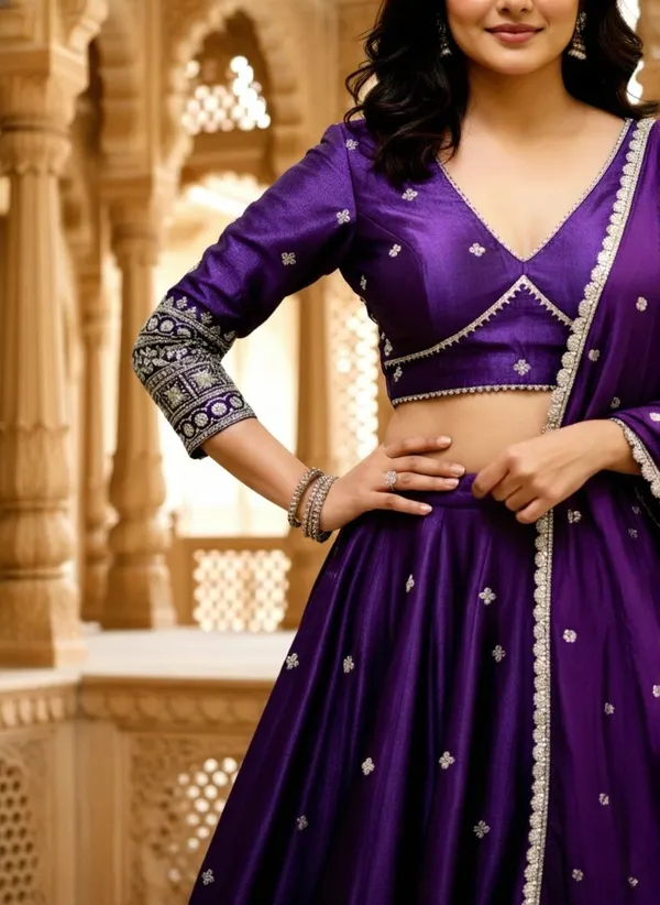Chinon_Silk_Sequins_Embroidered_Lehenga_Choli_With_Dupatta_Set