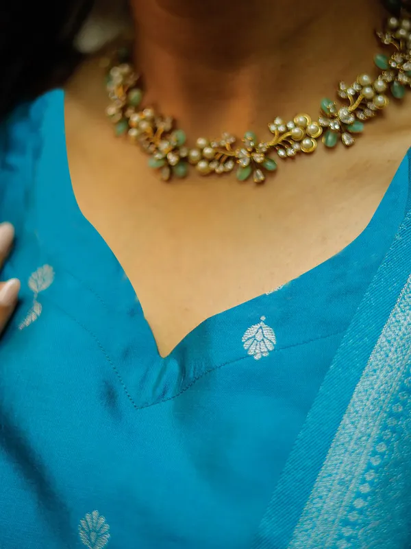 Kanchipuram_Silk_Woven_Motiff_Kurta_Pant_Set