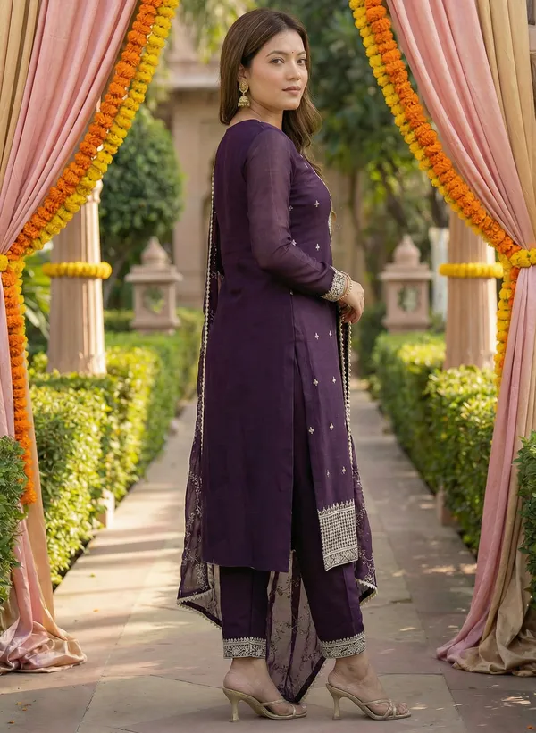 Pure_Georgette_Sequins_Embroidered_Kurta_Set