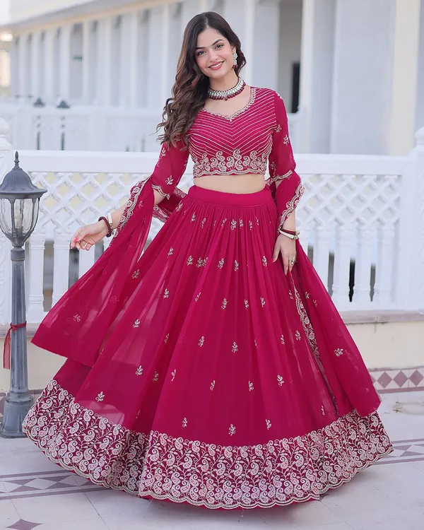 Pure_Georgette_Traditional_Motif_Embroidered_Lehenga_Choli_Set