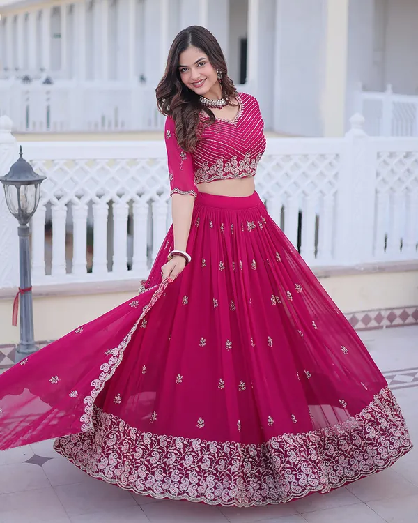 Pure_Georgette_Traditional_Motif_Embroidered_Lehenga_Choli_Set
