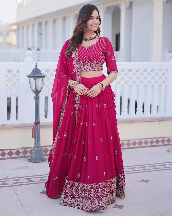 Pure_Georgette_Traditional_Motif_Embroidered_Lehenga_Choli_Set