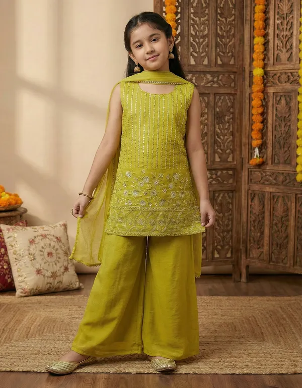 Crunchy_Silk_Sequins_Embroidered_Kurta_Palazzo_Set