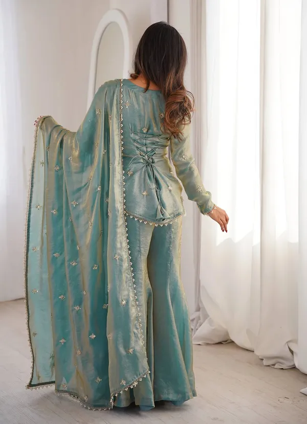 Shimmer_Silk_Sequins_Embroidered_Kurta_Palazzo_Set