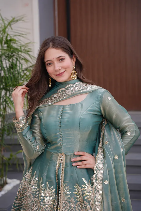 Shimmer_Silk_Sequins_Embroidered_Designer_Kurta_Palazzo_Set
