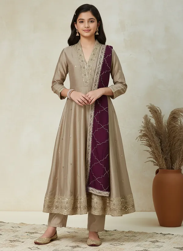 Vichitra_Silk_Sequins_Embroidered_Anarkali_Kurta_Set