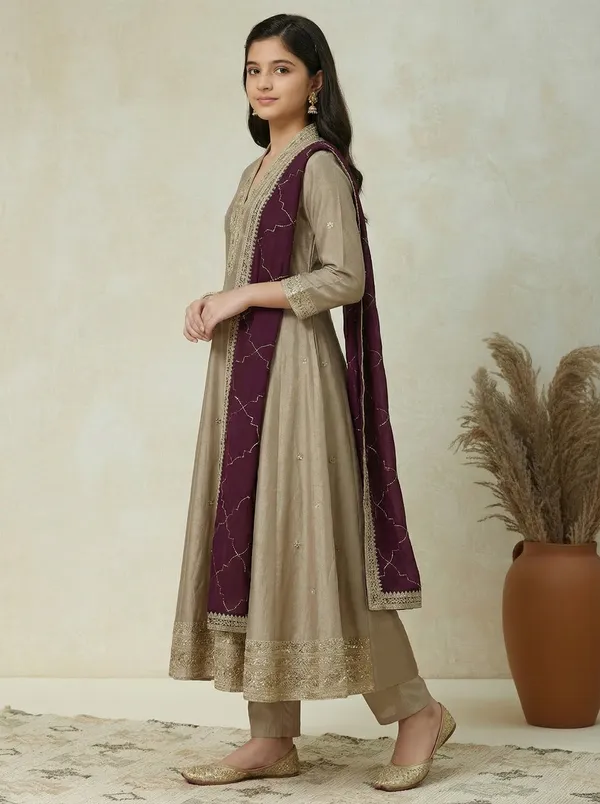 Vichitra_Silk_Sequins_Embroidered_Anarkali_Kurta_Set