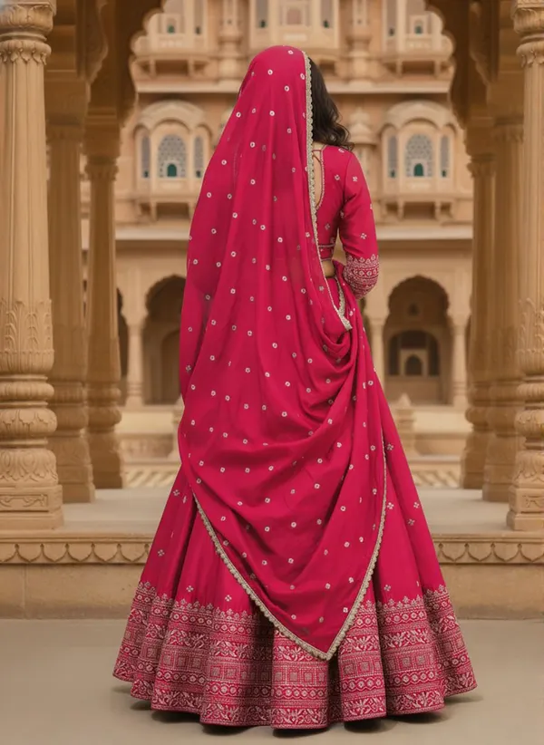 Chinon_Silk_Sequins_Embroidered_Lehenga_Choli_With_Dupatta_Set