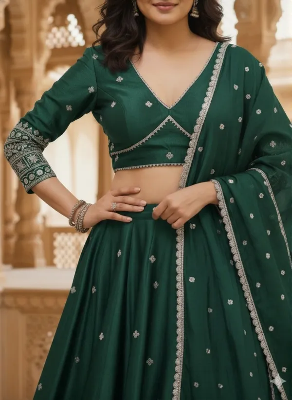 Chinon_Silk_Sequins_Embroidered_Lehenga_Choli_With_Dupatta_Set