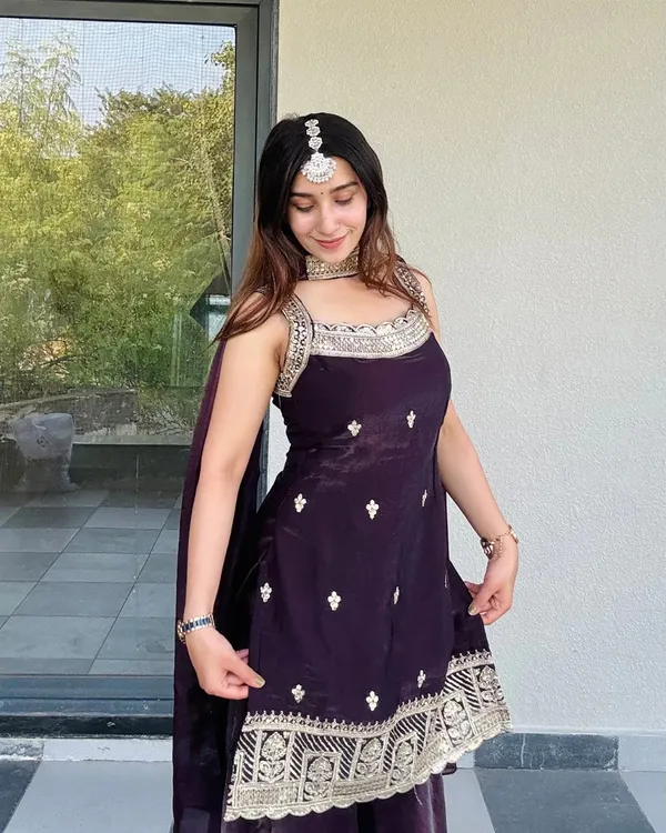 Shimmer_Silk_Sequins_Embroidered_Sleeveless_Kurta_Palazzo_Set