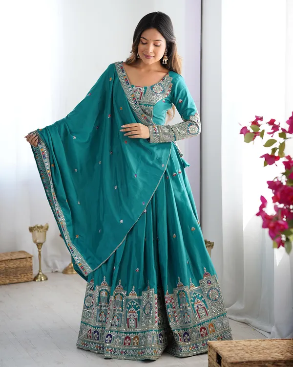 Chinon_Silk_Traditional_Motif_Embroidered_Lehenga_Choli_With_Dupatta_Set