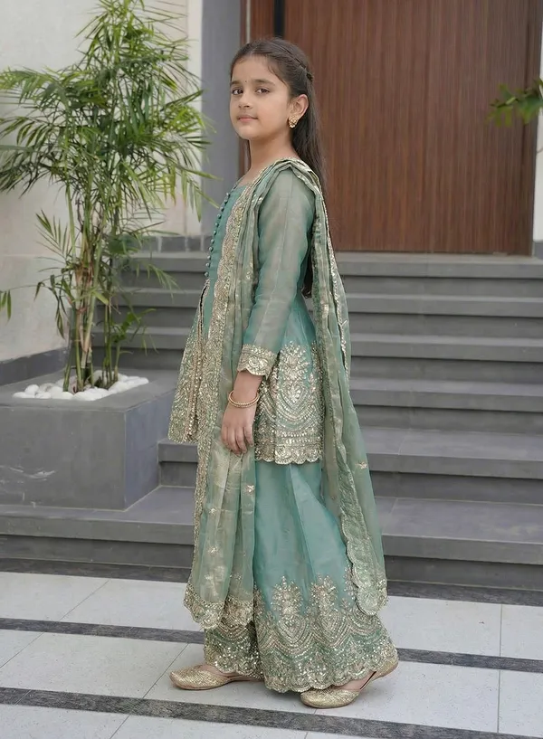 Shimmer_Silk_Sequins_Embroidered_Flared_Kurta_Palazzo_Set