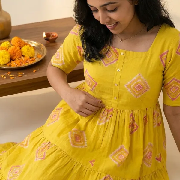 Yellow_Cotton_Premium_And_Fancy_Design_Maxi_Dress_For_Women