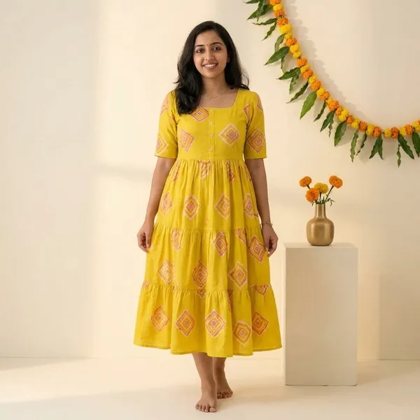 Yellow_Cotton_Premium_And_Fancy_Design_Maxi_Dress_For_Women