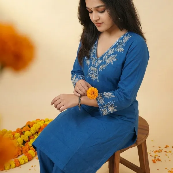 Blue_Cotton_Premium_And_Fancy_Design_Co-Ord_Set_For_Women