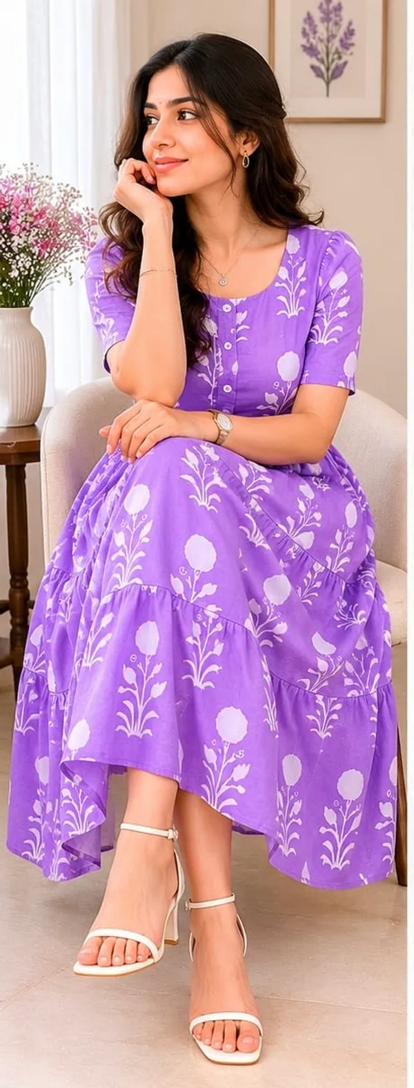 Lavender_Fit_and_Flare_Middi_With_Pocket