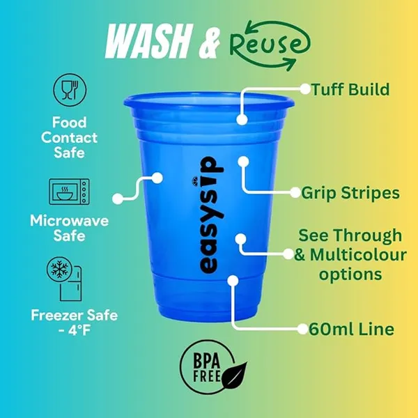 Rainbow_Reusable_Party_Cups_Pack_Of_24