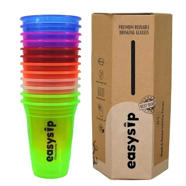 Rainbow_Reusable_Party_Cups_Pack_Of_24