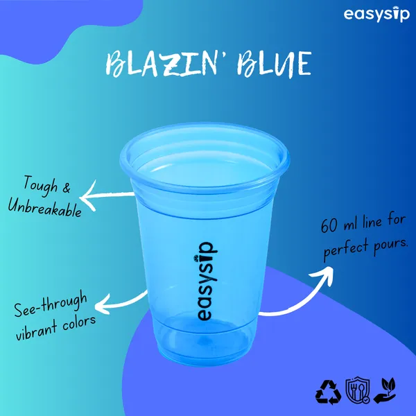 Blazin_Blue_Reusable_Party_Cups_Pack_Of_24