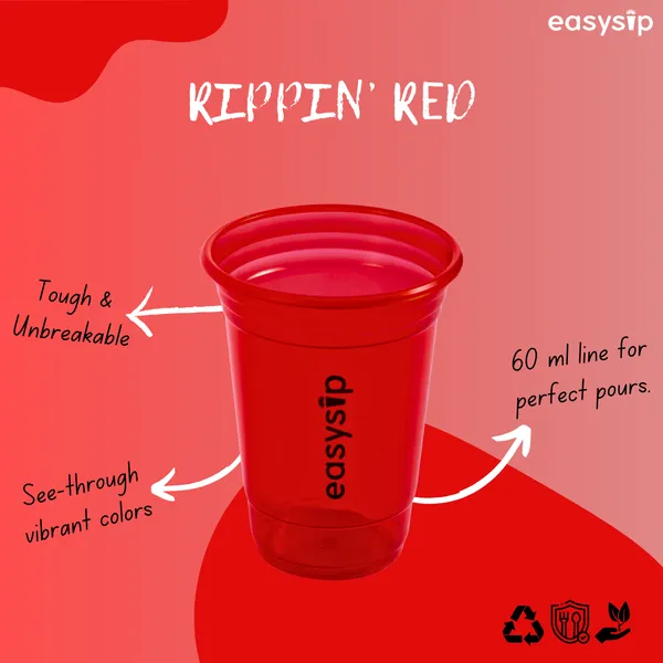 Rippin_Red_Reusable_Party_Cups_Pack_Of_24
