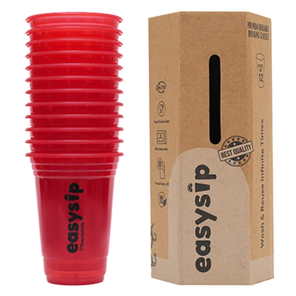 Rippin_Red_Reusable_Party_Cups_Pack_Of_24