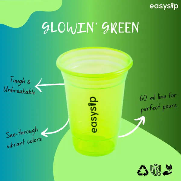 Glowing_Green_Reusable_Party_Cups_Pack_Of_24