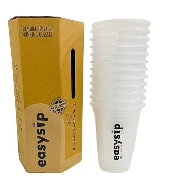 Ice_White_Reusable_Party_Cups_Pack_Of_24