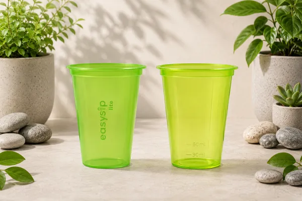 Easysip_Lite_Green_Plastic_Party_Cups_Set_Of_20