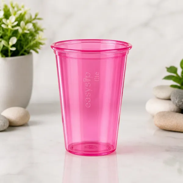 Easysip_Lite_Pink_Plastic_Party_Cups_Set_Of_20