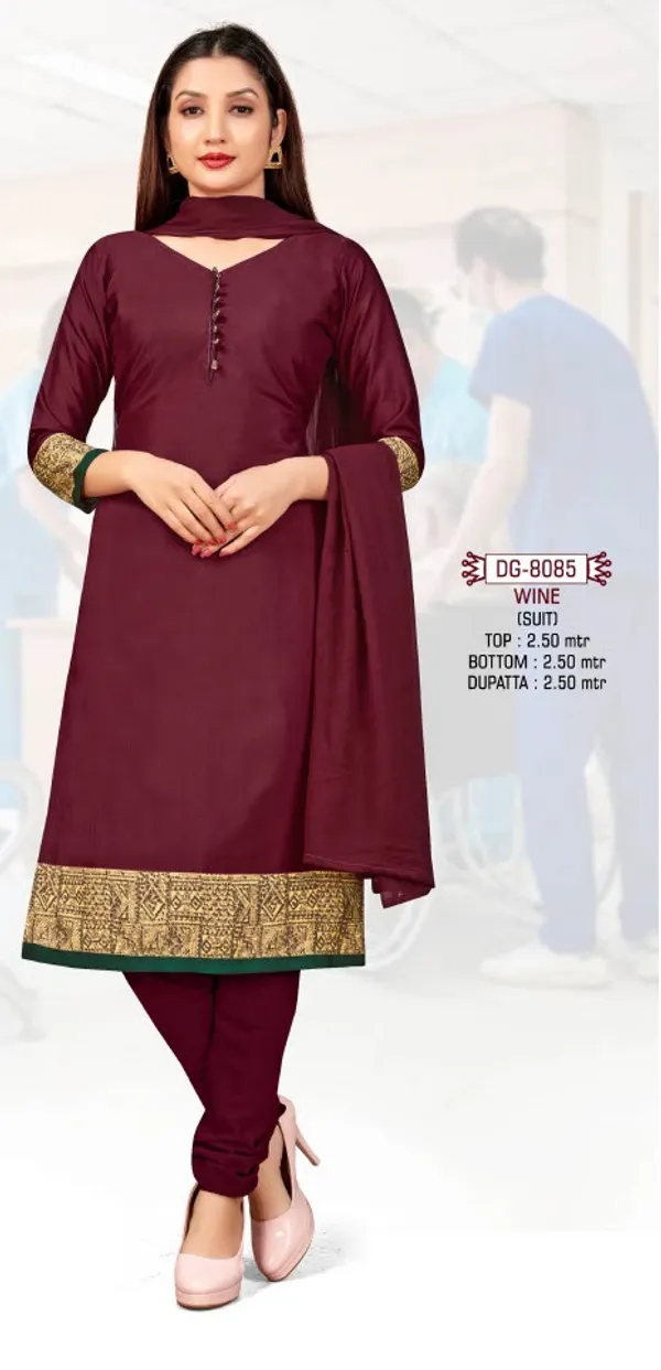 Wine_And_Gold_Crepe_Unstiched_Suit_Set_With_Golden_Border_3_Piece