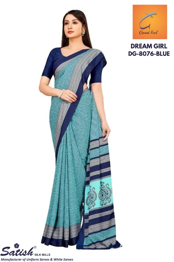 Unstitched_Blue_Printed_Crepe_Unstiched_Saree_With_Border_(Saree-5_M,_Blouse-_0.8_M)