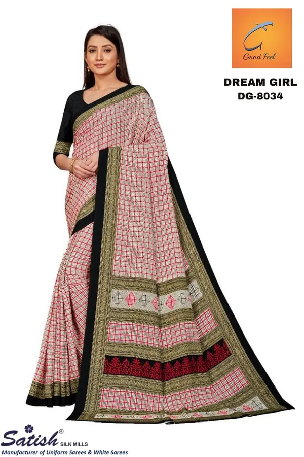 Unstitched_Black_Checkered_Crepe_Unstiched_Saree_With_Black_Blouse_(Saree-5_M,_Blouse-_0.8_M)