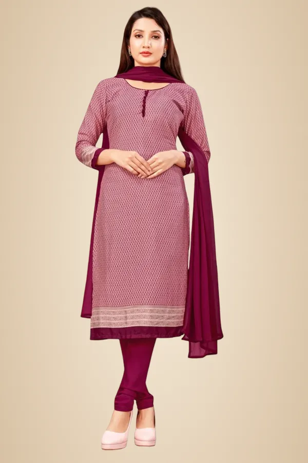 Wine_Pink_Crepe_Unstiched_Printed_Salwar_Suit_Set_With_Dupatta