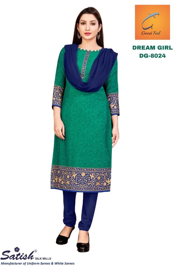 Teal_Green_Crepe_Unstiched_Embroidered_Salwar_Suit_Set