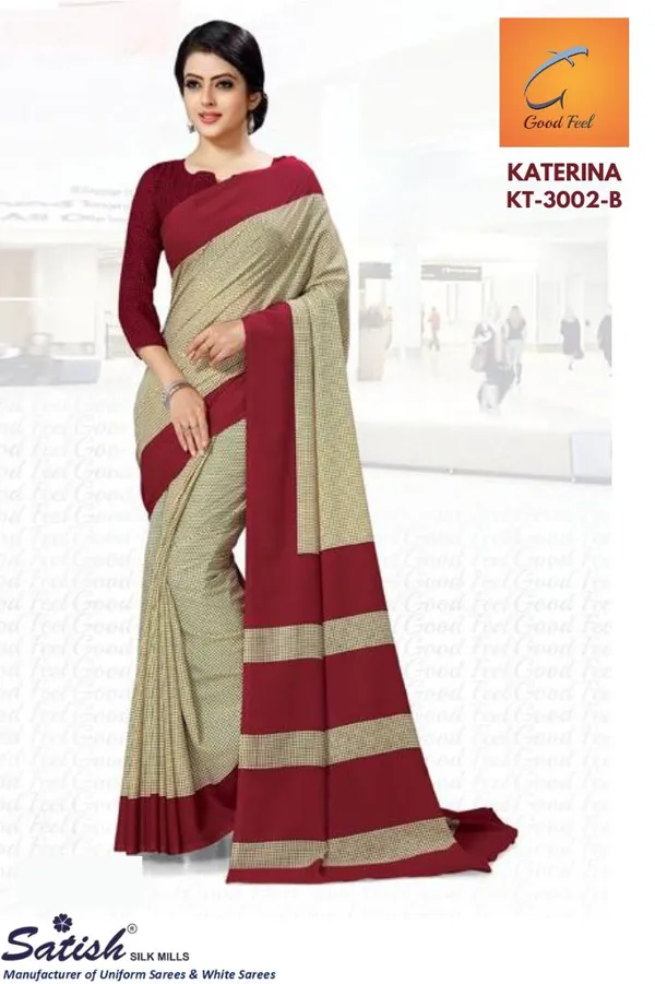 Unstitched_Beige_And_Maroon_Soft_Crepe_Unstiched_Saree_-_Beige_With_Maroon_Border_(Saree-5_M,_Blouse-_0.8_M)