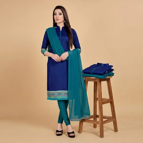 Royal_Blue_Crepe_Unstiched_Suit_Set_-_Traditional_Ethnic_Wear