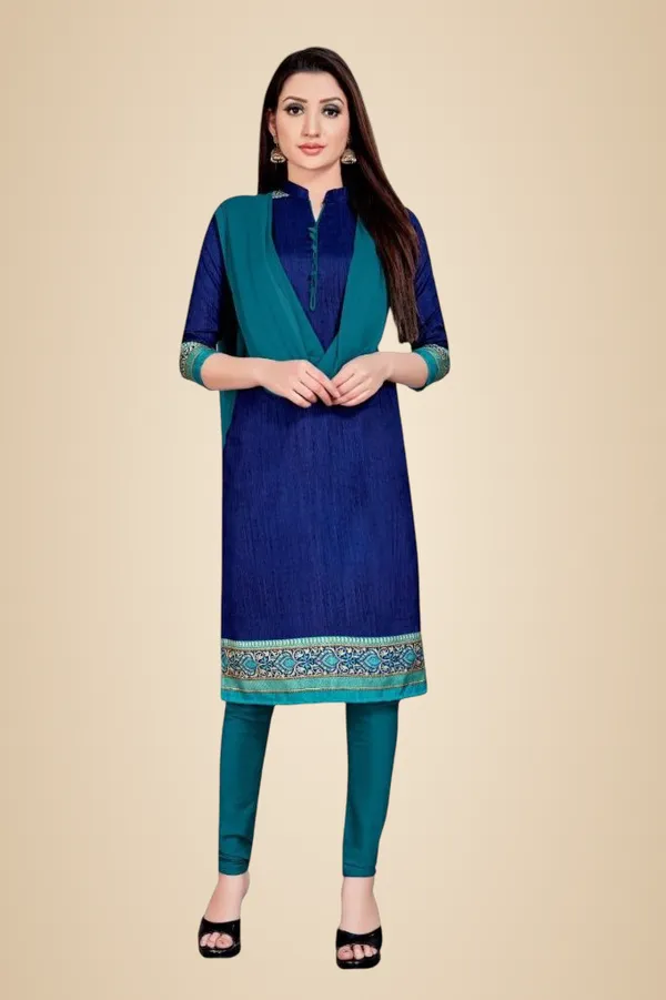Royal_Blue_Crepe_Unstiched_Suit_Set_-_Traditional_Ethnic_Wear