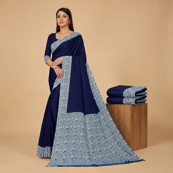 Unstitched_Navy_Blue_Crepe_Unstiched_Saree_With_Floral_Border_(Saree-5_M,_Blouse-_0.8_M)