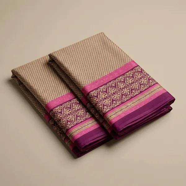 Unstitched_Beige_And_Wine_Printed_Crepe_Unstiched_Saree_(Saree-5_M,_Blouse-_0.8_M)