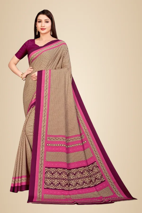 Unstitched_Beige_And_Wine_Printed_Crepe_Unstiched_Saree_(Saree-5_M,_Blouse-_0.8_M)