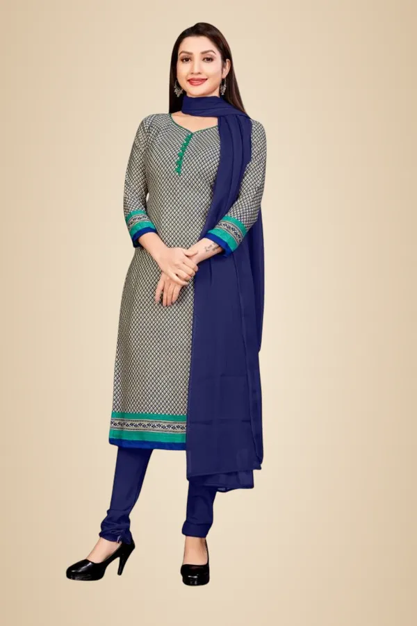 Unstitched_Blue_Ethnic_Crepe_SalwarSuit_Set_6.5_M