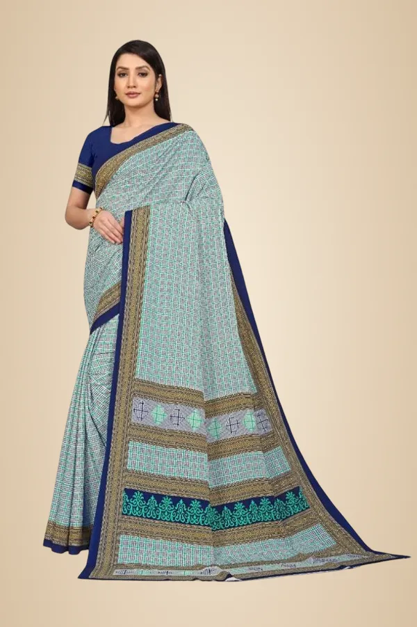 Unstitched_Blue_Printed_Crepe_Unstiched_Saree_With_Border_(Saree-5_M,_Blouse-_0.8_M)